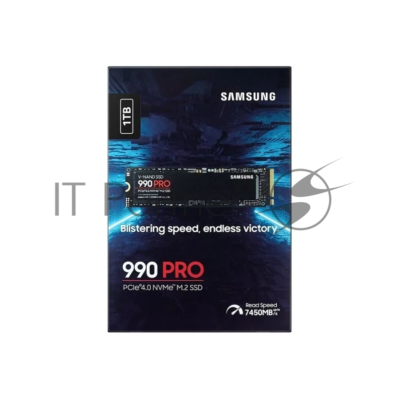 Накопитель SSD Samsung 990 PRO, 1000Gb, PCIe 4.0 x4, M.2 2280, NVMe, R/W 7450/6900