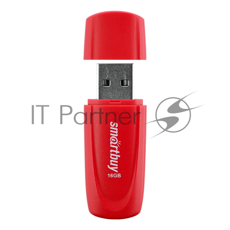 Флешка USB 2.0 16GB Smart Buy Scout Red
