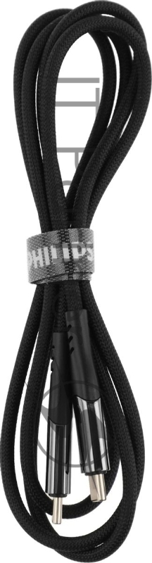 Кабель Philips DLC9100 USB Type-C (m)-USB Type-C (m) 1.2м черный коробка (упак.:1шт)