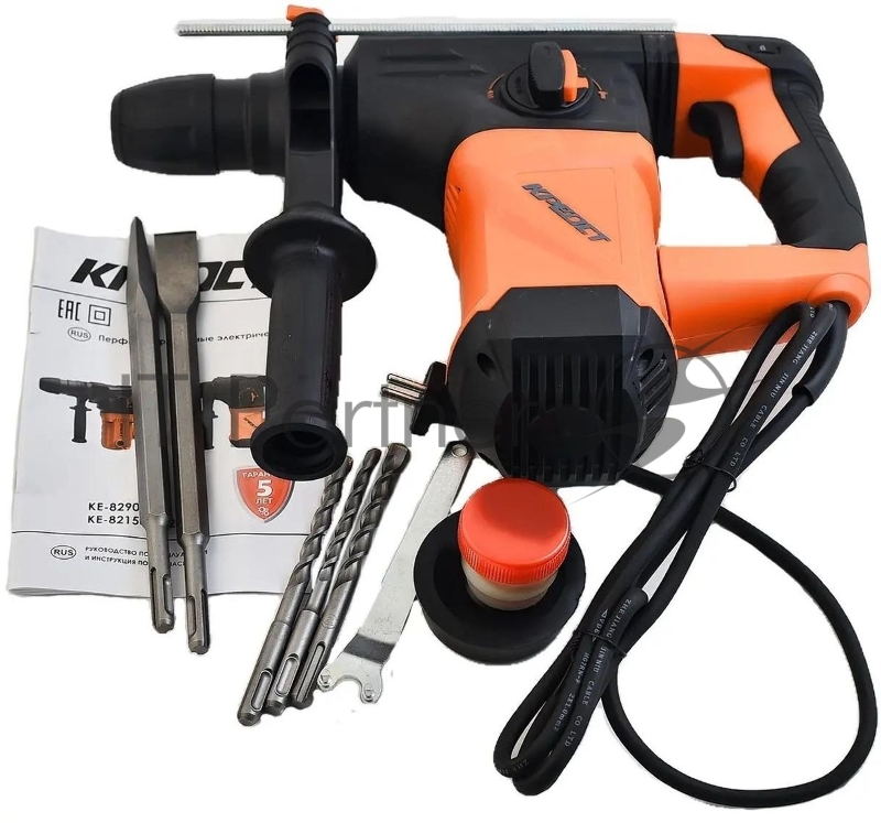 Перфоратор Креост KE-821500-32 патрон:SDS-plus уд.:4.5Дж 1500Вт (кейс в комплекте)