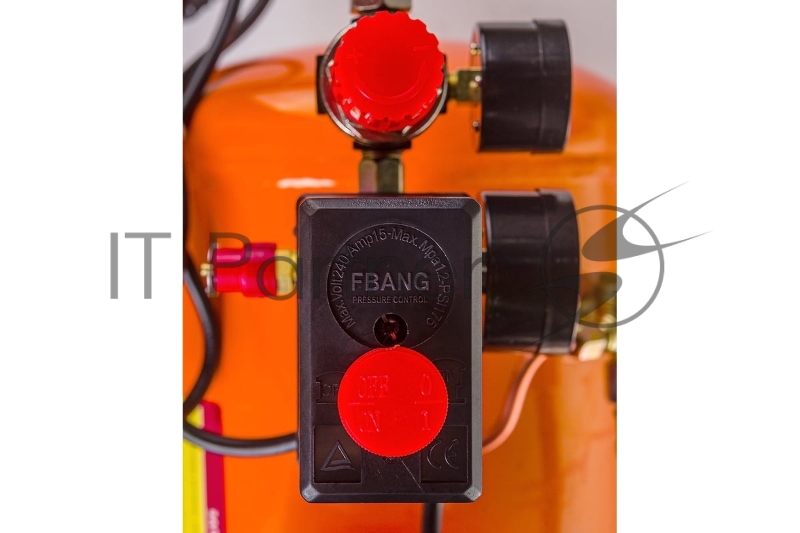 Компрессор поршневой Кратон AC-260-24-OFHS безмасляный 260л/мин 24л 1500Вт оранжевый