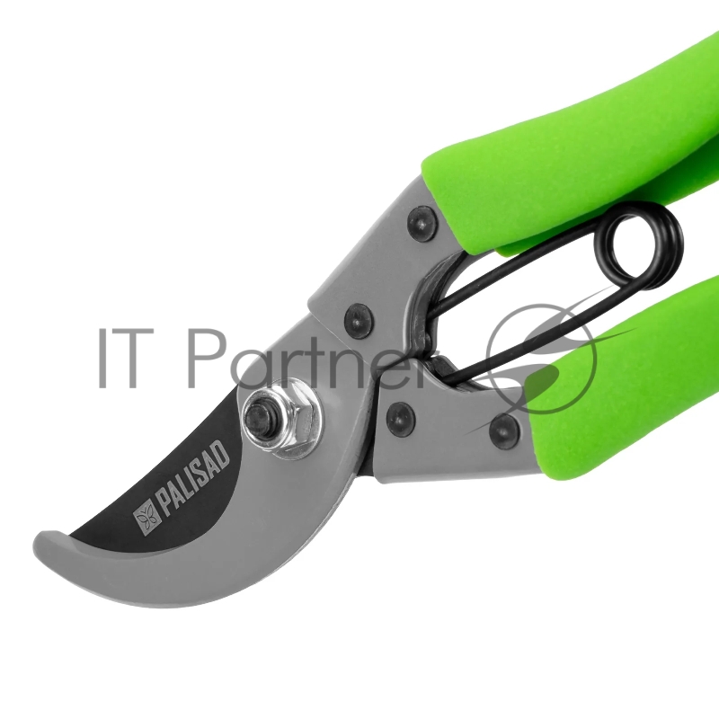 Секатор прямого реза Palisad 60442, 200 мм, стальные рукоятки, ПВХ оболочка, BASE