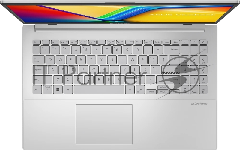 Ноутбук Asus Vivobook Go 15 E1504FA-BQ1586 Ryzen 5 7520U 8Gb SSD512Gb AMD Radeon 610M 15.6 IPS FHD (1920x1080) без ОС silver WiFi BT Cam (90NB0ZR1-M02S50)