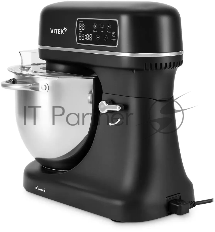 Миксер планетарный Vitek VT-PM0770 1100Вт черный