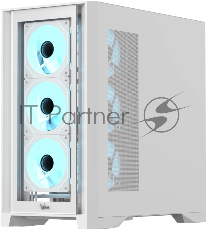 Корпус AeroCool / Formula V Line Air Power G8 White, ATX, Dual Front Panels, TYPE-C*1, USB3.0*1