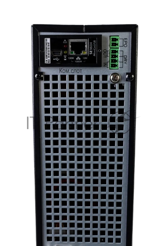 Источник бесперебойного питания Systeme Electric Smart-Save Online SRT 3000 ВА 2 поколения, конвертируемый форм-фактор 2U, 230 В, 8 розеток IEC C13 + 1хС19, SmartSlot, LCD, USB HID, SNMP карта, RS-232, версия с возможностью увеличения времени автоном