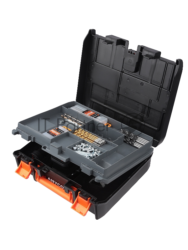 Дрель-шуруповерт Anycons AC-DO55, Аккумуляторная, 16В, 2 АКБ, Кейс