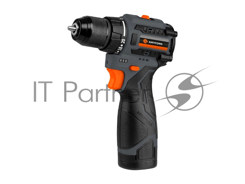 Дрель-шуруповерт Anycons AC-DO55, Аккумуляторная, 16В, 2 АКБ, Кейс