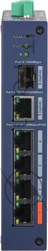 Коммутатор Dahua DH-CHS4106-4ET-60 4x100Мбит/с 1x1Гбит/с управляемый