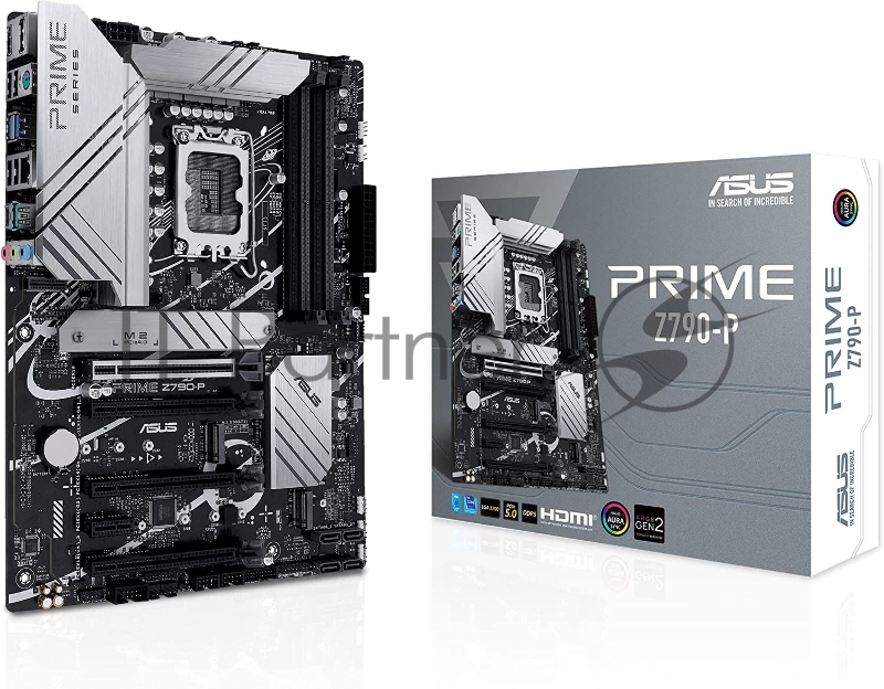 Материнская плата ASUS PRIME Z790-P, LGA 1700, Intel Z790, 4xDDR5, 4xSATA, 3xM.2 PCIe 4.0 x4, 1xPCIe 5.0 x16, 3xPCIe x4, 1xPCIe x1, 1xHDMI, 1xDP, 1xUSB-C 3.2 Gen 2x2, 1xUSB 3.2 Gen 2, 2xUSB 3.2 Gen 1, 4xUSB 2.0, 1x 2.5Gb LAN, 3x3.5 мм, 7.1, ATX