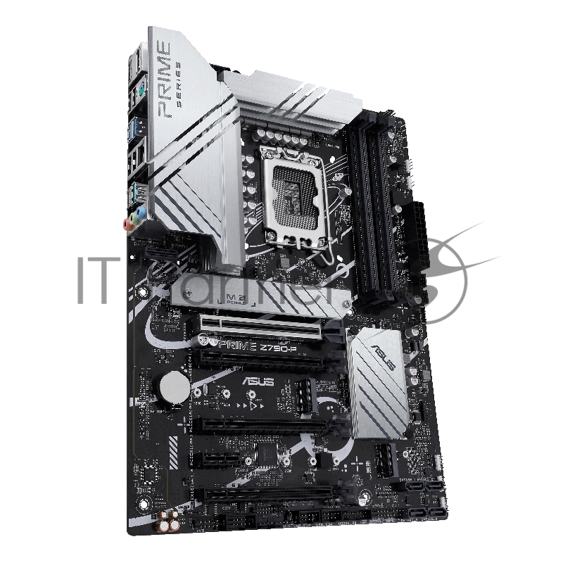 Материнская плата ASUS PRIME Z790-P, LGA 1700, Intel Z790, 4xDDR5, 4xSATA, 3xM.2 PCIe 4.0 x4, 1xPCIe 5.0 x16, 3xPCIe x4, 1xPCIe x1, 1xHDMI, 1xDP, 1xUSB-C 3.2 Gen 2x2, 1xUSB 3.2 Gen 2, 2xUSB 3.2 Gen 1, 4xUSB 2.0, 1x 2.5Gb LAN, 3x3.5 мм, 7.1, ATX