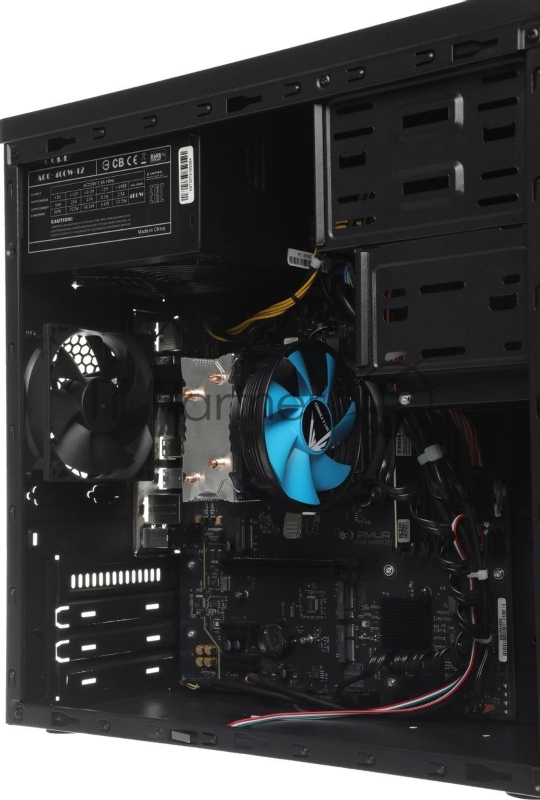 Компьютер Amur Нарвал B7I21 MT i3 12100 (3.3) 16Gb SSD256Gb UHDG 730 FreeDOS GbitEth 400W мышь клавиатура черный (RUS) (2147002)