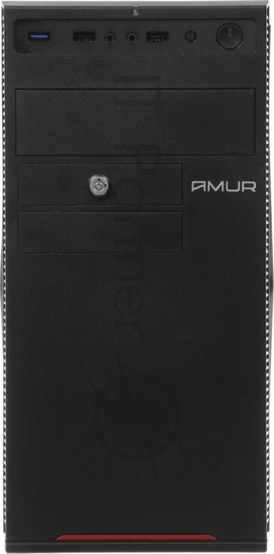 Компьютер Amur Нарвал B7I21 MT i3 12100 (3.3) 16Gb SSD256Gb UHDG 730 FreeDOS GbitEth 400W мышь клавиатура черный (RUS) (2147002)
