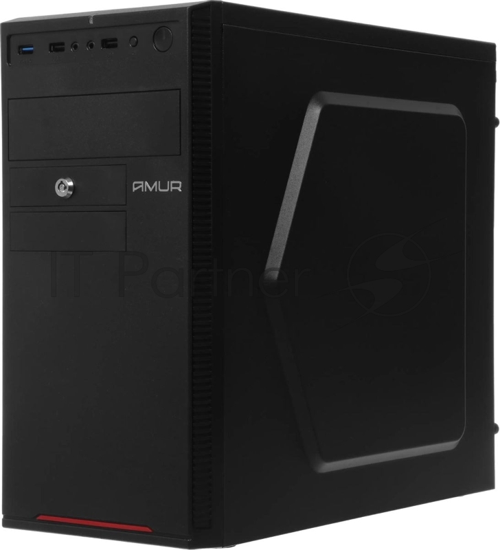 Компьютер Amur Нарвал B7I21 MT i3 12100 (3.3) 16Gb SSD256Gb UHDG 730 FreeDOS GbitEth 400W мышь клавиатура черный (RUS) (2147002)