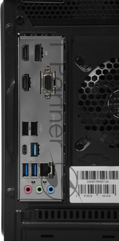 Компьютер Amur Нарвал B7I21 MT i3 12100 (3.3) 16Gb SSD256Gb UHDG 730 FreeDOS GbitEth 400W мышь клавиатура черный (RUS) (2147002)