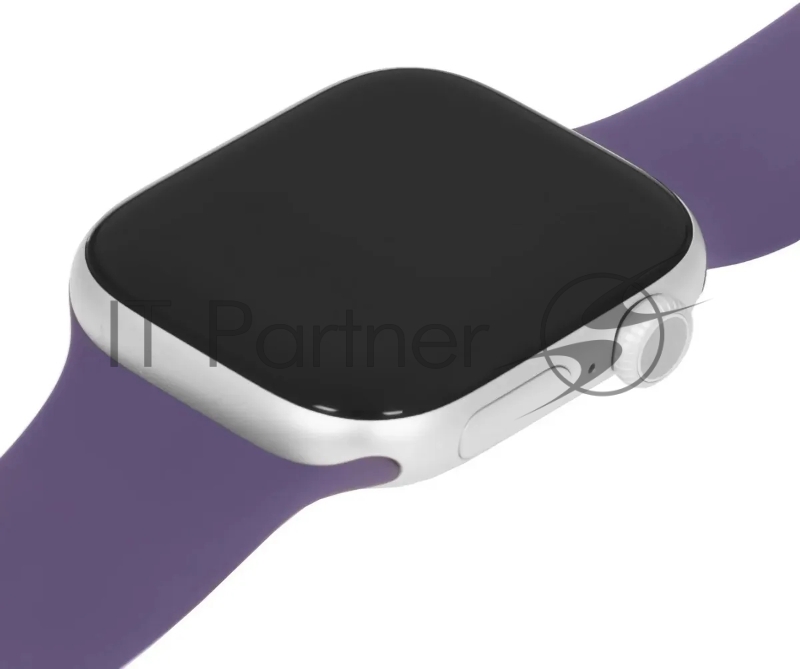 Смарт-часы Apple Watch Series 11 A3331 42мм OLED корп.серебристый Sport Band рем.фиолетовый разм.брасл.:S/M (MEU64LW/A)