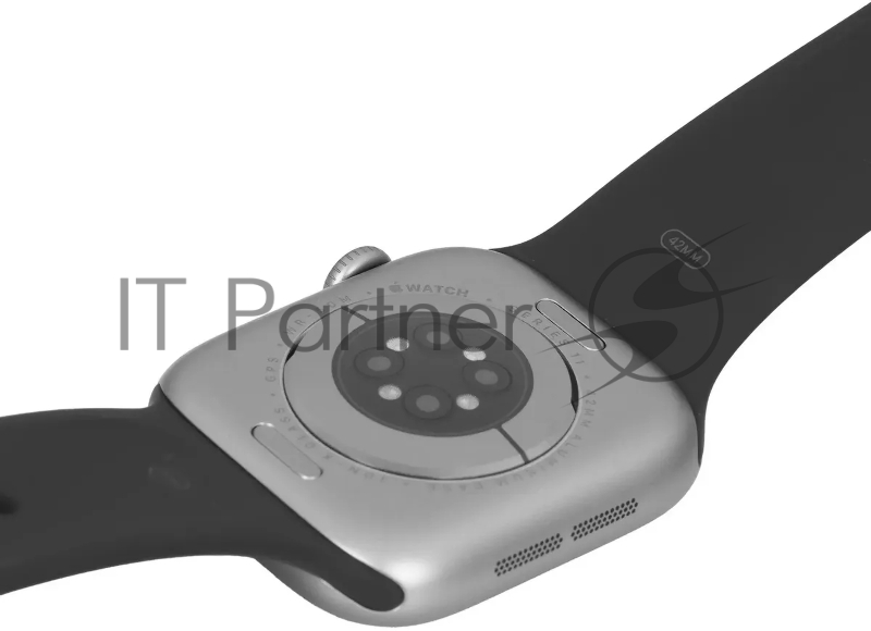 Смарт-часы Apple Watch Series 11 A3331 42мм OLED корп.серый космос Sport Band рем.черный разм.брасл.:S/M (MEQW4LW/A)