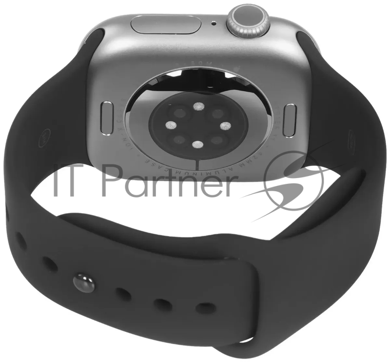 Смарт-часы Apple Watch Series 11 A3331 42мм OLED корп.серый космос Sport Band рем.черный разм.брасл.:S/M (MEQW4LW/A)