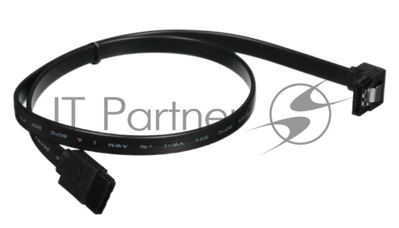 Кабель SATA (M)-SATA (M) 0.5M 00-00035631 BLACK GOPOWER