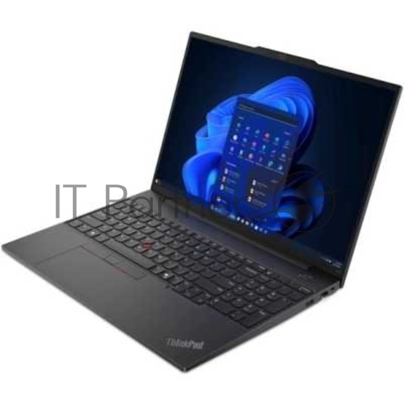 Ноутбук Lenovo ThinkPad E16 G2 16 (1920x1200) IPS, Ryzen 5 7535HS, 16GB DDR5,512GB SSD, AMD Radeon, FHD Cam, RTL8852BE,FPR,3 Cell 47Whr, BKLT KB ENG, No OS, 1Y ( EN_kbd , 3pin cable)