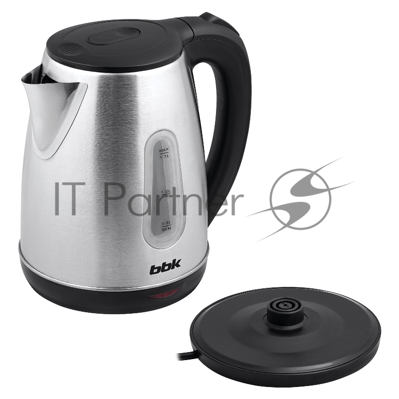 Чайник электрический BBK EK1767S нержавеющая сталь/черный