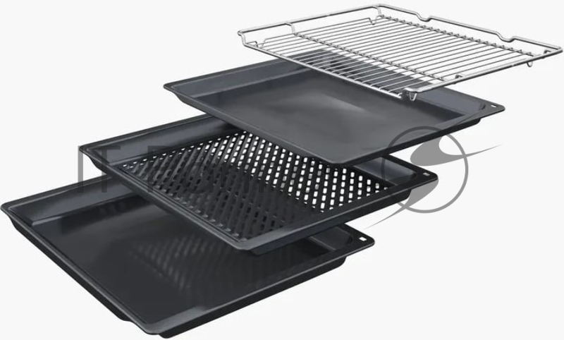 Встраиваемый духовой шкаф Bosch HRG232EB3 Serie 4 с добавлением пара Bosch, Auto Pilot 15, объем 71 л , 8 режимов нагрева, 3D Hotair, Soft move door,телескопические направляющие 1уровень,гидролиз+каталитическ очистка задней стенки,сенсорное управле