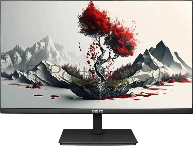 Монитор RDW Computers RDW2401K 1920x1080(FHD) IPS 100Hz 4мс 178°/178 300cd VGA HDMI DP Рег. по высоте, Портретный режим, Поворот вокруг своей оси(лево/право),наклон, Внешний БП, Динамики, черный, VESA 100*100, реестр МПТ