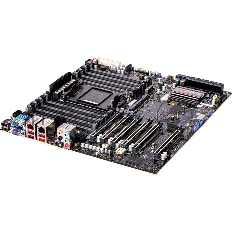 Системная плата MB Supermicro X13SWA-TF-B, E-ATX, 1x LGA-4677 (W-3400, W-2400, W-3500, W-2500 series), Intel® W790, 16x ECC DDR5 RDIMM/LRDIMM, 8x SATA 3, 2x U.2 PCIe 3.0, 6x PCIe 5.0 x16 slots, 4x M.2 PCIe 5.0 x4 slots (M-key 2280/22110), 1x 10GbE R