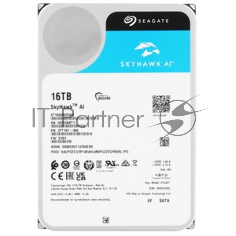 Жесткий диск SATA 16TB 7200RPM 6GB/S 512MB ST16000VE004 SEAGATE
