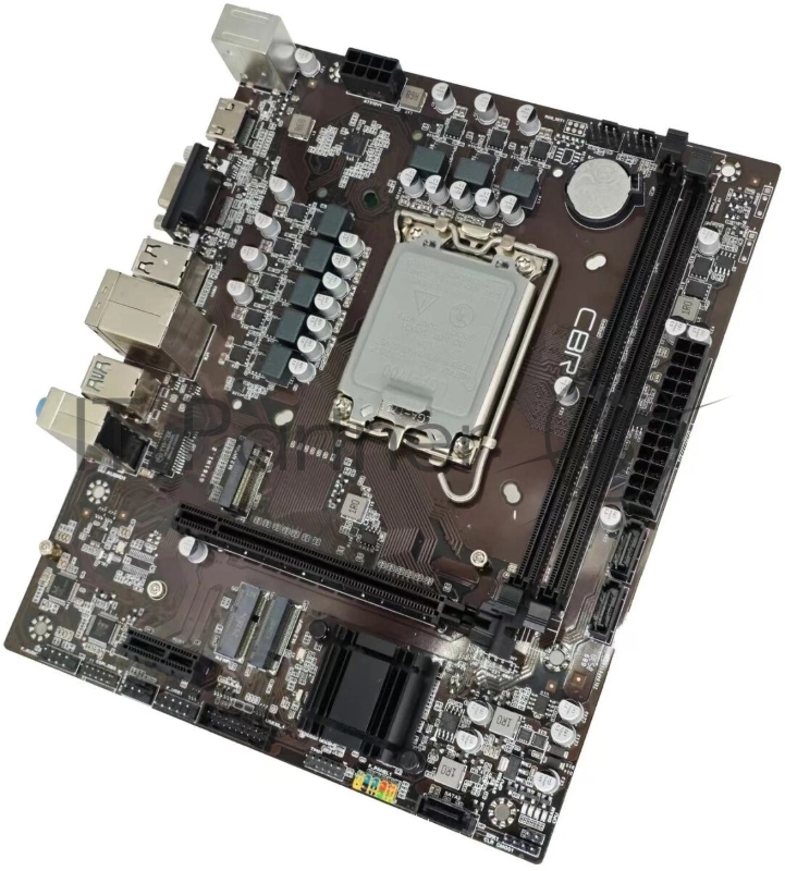 Материнская плата CBR B760-D4 Chipset B760, Socket 1700, 2*DDR4, mATX, HDMI+VGA, 1*PCIEx16, 1*PCIEx1, 1*M.2 (NVME), 3*SATA3, 4*USB 2.0 + 2*USB3.0, LAN 1Gb OEM