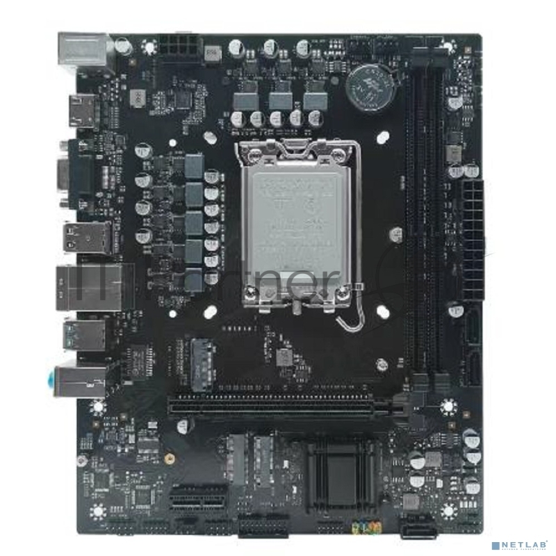 Материнская плата CBR B760-D4 Chipset B760, Socket 1700, 2*DDR4, mATX, HDMI+VGA, 1*PCIEx16, 1*PCIEx1, 1*M.2 (NVME), 3*SATA3, 4*USB 2.0 + 2*USB3.0, LAN 1Gb OEM