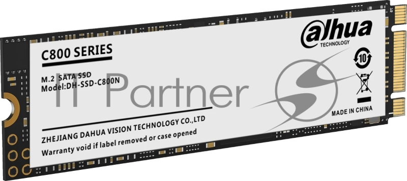 Накопитель SSD M.2 Dahua 1.0TB C800N <DHI-SSD-C800N1TB> (SATA3, up to 550/500MBs, 3D NAND, 400TBW)