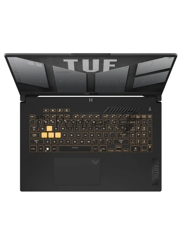 Ноутбук Asus TUF Gaming F17 FX707VJB-HX100 Core 5 210H 16Gb SSD512Gb NVIDIA GeForce RTX 3050 6Gb 17.3 IPS FHD (1920x1080) без ОС grey WiFi BT Cam (90NR0MY5-M003R0)