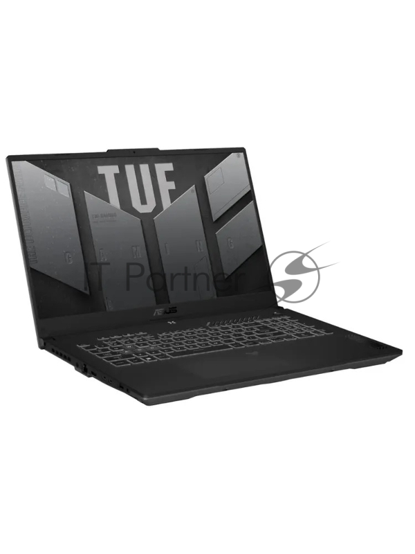 Ноутбук Asus TUF Gaming F17 FX707VJB-HX100 Core 5 210H 16Gb SSD512Gb NVIDIA GeForce RTX 3050 6Gb 17.3 IPS FHD (1920x1080) без ОС grey WiFi BT Cam (90NR0MY5-M003R0)