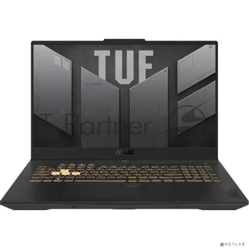 Ноутбук Asus TUF Gaming F17 FX707VJB-HX100 Core 5 210H 16Gb SSD512Gb NVIDIA GeForce RTX 3050 6Gb 17.3 IPS FHD (1920x1080) без ОС grey WiFi BT Cam (90NR0MY5-M003R0)