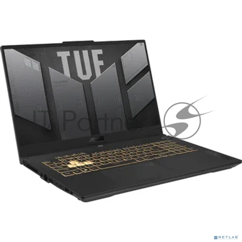 Ноутбук Asus TUF Gaming F17 FX707VJB-HX100 Core 5 210H 16Gb SSD512Gb NVIDIA GeForce RTX 3050 6Gb 17.3 IPS FHD (1920x1080) без ОС grey WiFi BT Cam (90NR0MY5-M003R0)