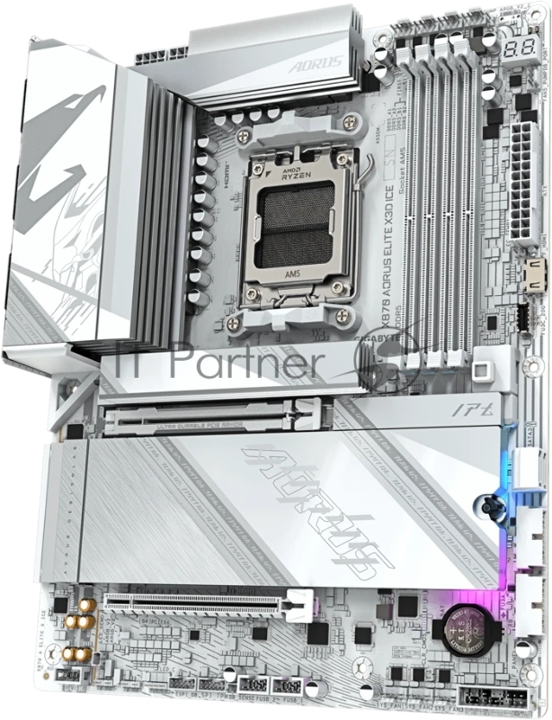 Материнская плата Gigabyte X870 AORUS ELITE X ICE