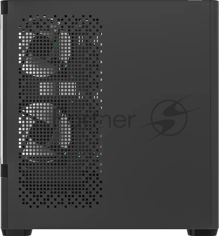 Корпус Formula Crystal U1M Cosmic черный без БП mATX 1xUSB3.0 audio bott PSU