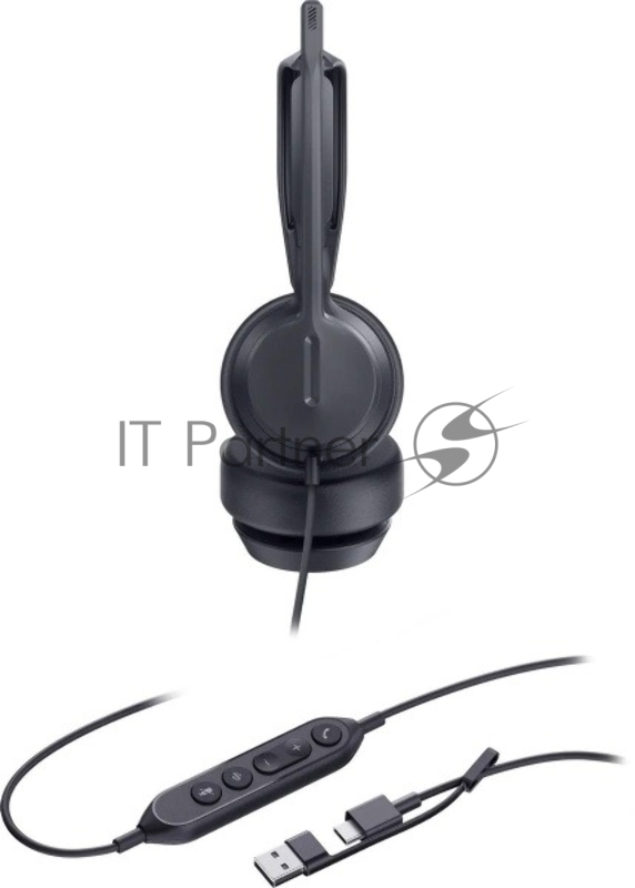 Гарнитура проводная Yealink UH42 SE Dual UC USB-C/A черный