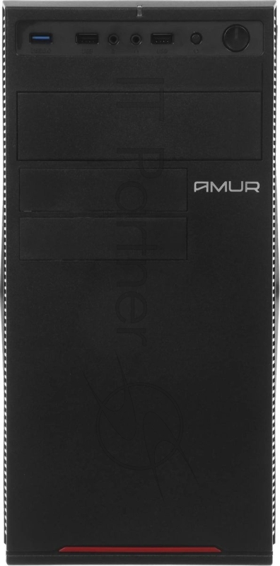 Компьютер Amur Нарвал B7I21 MT i5 12400 (2.5) 16Gb SSD512Gb UHDG 730 FreeDOS 2x2.5GbitEth 500W мышь клавиатура черный (RUS) (2149657)