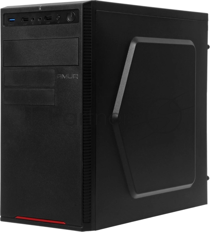 Компьютер Amur Нарвал B7I21 MT i5 12400 (2.5) 16Gb SSD512Gb UHDG 730 FreeDOS 2x2.5GbitEth 500W мышь клавиатура черный (RUS) (2149657)