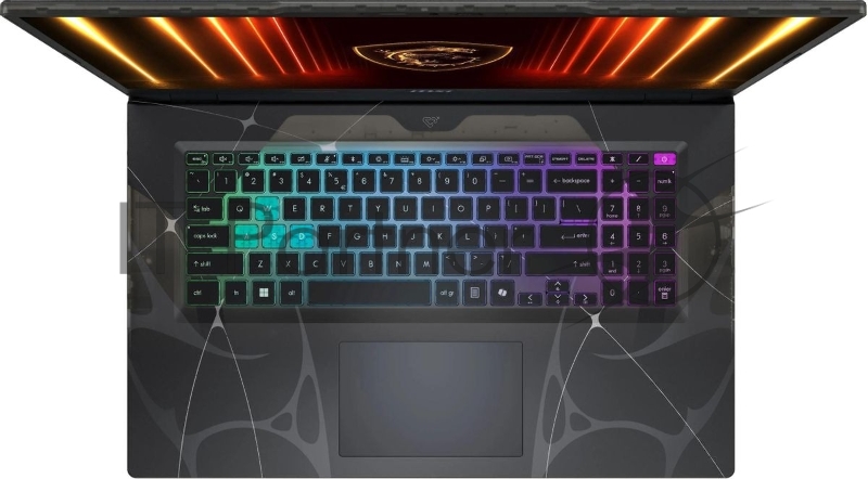 Ноутбук MSI Cyborg 17 B13WGKG-214XRU Core i7 13620H 32Gb SSD1Tb NVIDIA GeForce RTX 5070 8Gb 17.3 IPS FHD (1920x1080) FreeDOS черный WiFi BT Cam (9S7-17U332-214)