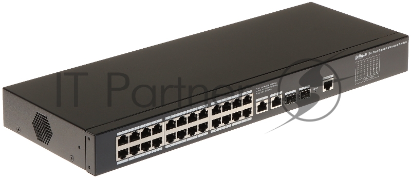 Коммутатор Dahua 28-Port Managed Gigabit Non-PoE Switch, Metal case