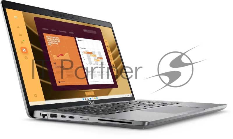 Ноутбук Dell Latitude 5450 Core Ultra 7 155H 16Gb SSD512Gb Intel Arc 14 WVA FHD (1920x1080) Windows 11 Pro grey WiFi BT Cam (5450-7561)