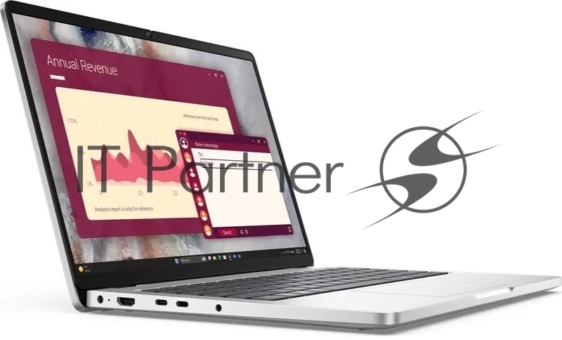 Ноутбук DELL 14 Pro Core Ultra 5 235U 14,0 FHD+ (1920 x 1200) IPS,AG,300 nit, 16GB DDR5 (1x16GB) 512GB SSD Intel Arc graphics,3cell,Backlit,FPR,2y, KB/Eng