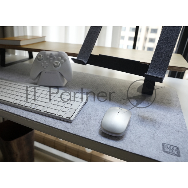 Коврик для мыши Mouse pad GEEK NOOK 80*40CM Light Gray Felt