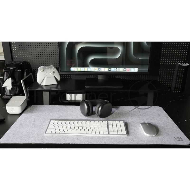 Коврик для мыши Mouse pad GEEK NOOK 80*40CM Light Gray Felt