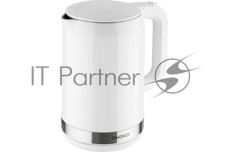 Чайник электрический Energy E-218 белый, диск 1,7 л
