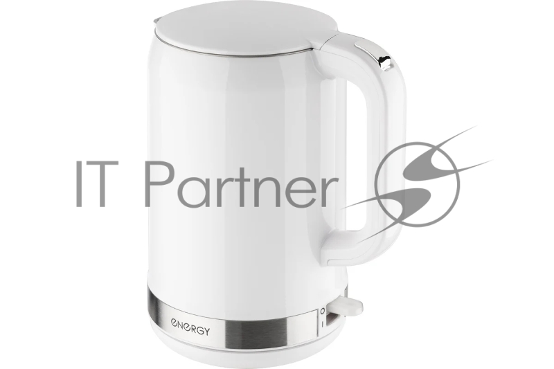 Чайник электрический Energy E-218 белый, диск 1,7 л