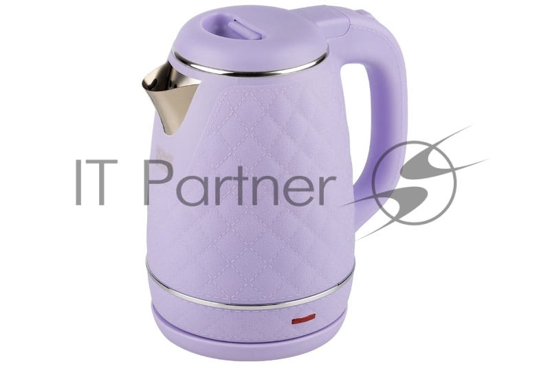 Чайник электрический Homestar HS-1007 1.7л лиловый, двойной корпус